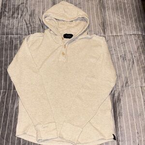 Lucky Brand Men's Cream Hoodie